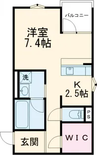 コリド赤塚B【B201号室】の間取り