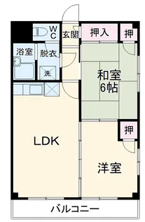 セルブ山王A棟【2階】の間取り