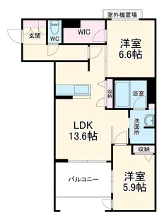 カスケード【1階】の間取り