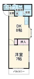ミヤ桜木【A2号室】の間取り