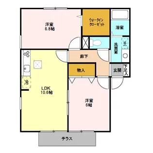 グランシャリオ C【1階】の間取り