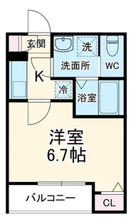 GRADUSかしわ台【1階】の間取り