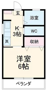 秋広コーポB【2階】の間取り