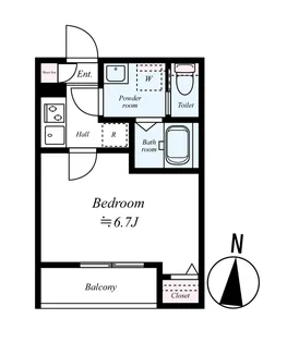 GRADUSかしわ台【3階】の間取り