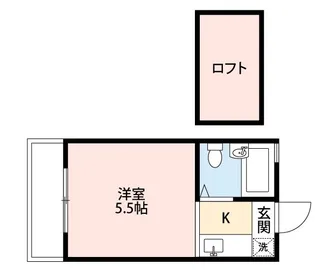 サニーハイツ【2階】の間取り