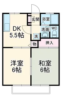 ソフィアビレッジ【102号室】の間取り