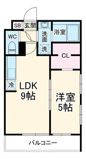 Alivis本八幡【5階】の間取り