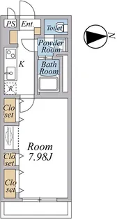 リブリ・赤塚【3階】の間取り