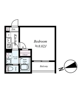 GRADUS川越Ⅲ 【3階】の間取り