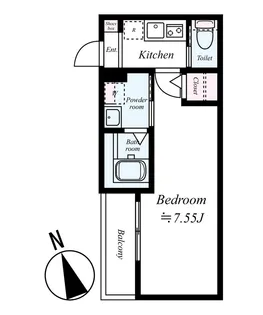 GRADUS川越Ⅲ 【2階】の間取り