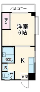 ハウス阿部【302号室】の間取り