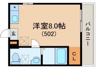 Skytree Hills Mariko【5階】の間取り