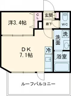 ハーモニーレジデンス池袋ウエスト【5階】の間取り
