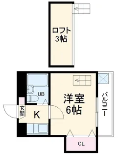 GM八田【104号室】の間取り