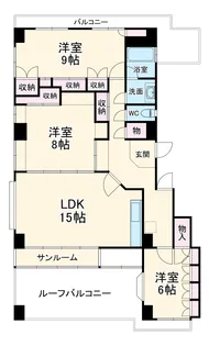 工藤ビル【401号室】の間取り