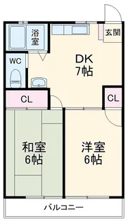 べルハイツ【106号室】の間取り