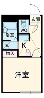 アルコバレーノ高津【1階】の間取り