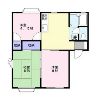 シティライフ並木B【1階】の間取り