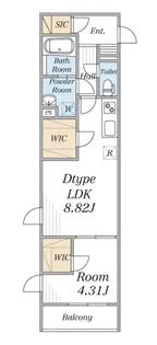 リブリ・曳舟Ⅱ【2階】の間取り