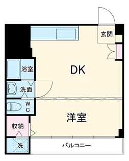 コーポ清川【4階】の間取り