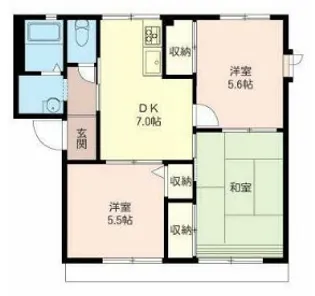 フローラルコート【1階】の間取り