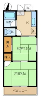 みゆきハイツ【201号室】の間取り