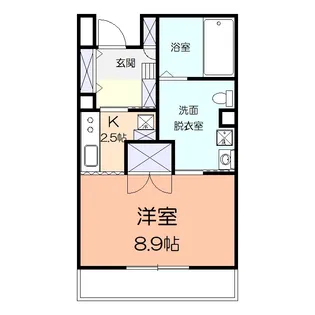 ヴィラ鴨宮【3階】の間取り
