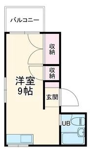 グリーンコーポ松園【102号室】の間取り