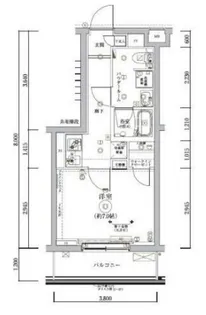 アルテシモデュース【おとり物件なし】#学生・社会人にオススメ【4階】の間取り
