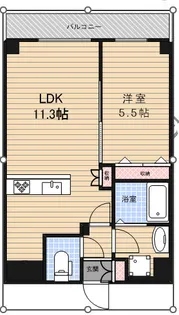 RIDGE王子神谷【4階】の間取り