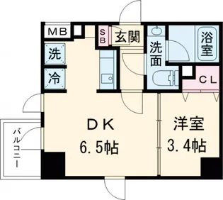 Log東京スカイツリー【4階】の間取り