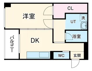 Belong千林【6階】の間取り