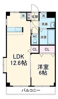 ドルチェスカイⅡ【1階】の間取り