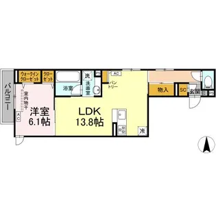 ステラ ルーチェ【3階】の間取り