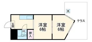 ブランドハウス京都二条城【1階】の間取り