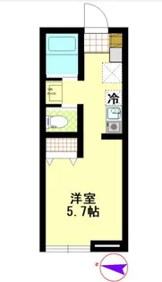 ラ・テール武蔵野【105号室】の間取り