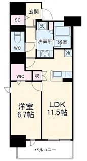 OASIS金山【3階】の間取り