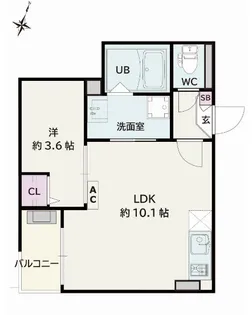 Jack kamishigeharaⅡ【2階】の間取り