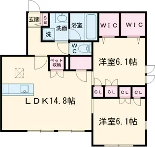 MGrise【1階】の間取り