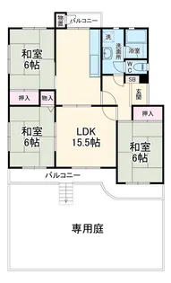 湘南小糸第一住宅1号棟【1階】の間取り