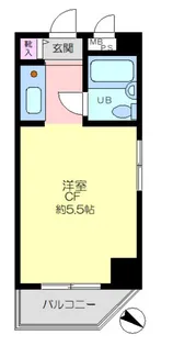 キャッスルマンション大森A号館【5階】の間取り