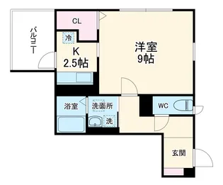 Carpe Diem【2020号室】の間取り