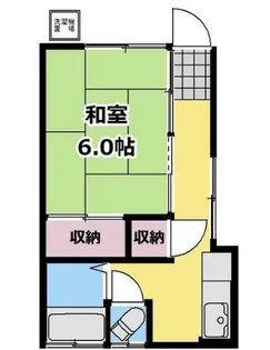 木村(喜)荘【1階】の間取り