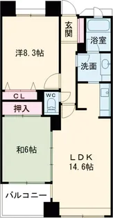 アパガーデンズ高崎駅前【3階】の間取り