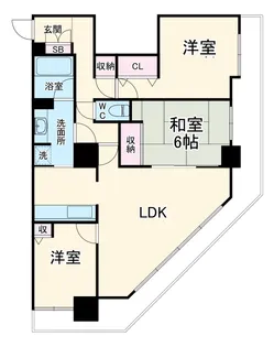 グラントーレ橋本【21階】の間取り
