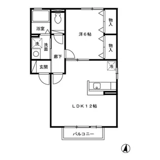 ピュール【2階】の間取り