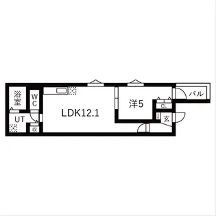 BC生駒B【303号室】の間取り