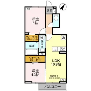 CLASSEUM桶川泉 IV【1階】の間取り