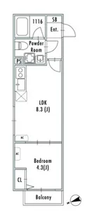 GRAN PASEO船堀【1階】の間取り