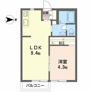 グランシャリオ【2階】の間取り